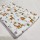 White Green Giraffe Printed Fabric Friends Smaller Baby Animals Print Clothing Fabric for Kids wear